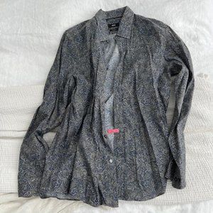Hugo Boss Paisley Size L Relaxed Fit Work Shirt